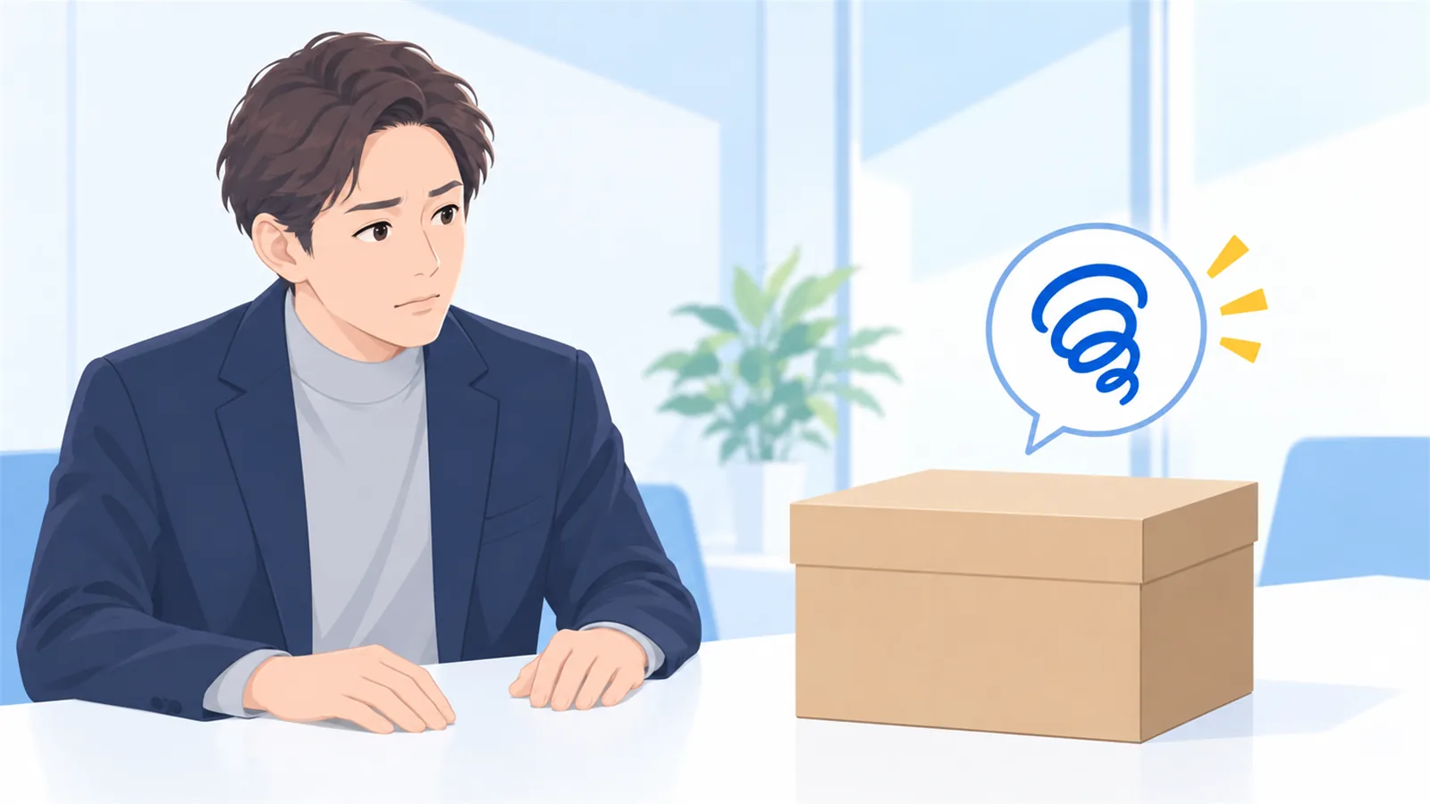 外からは中身が見えないので、怪しく映る