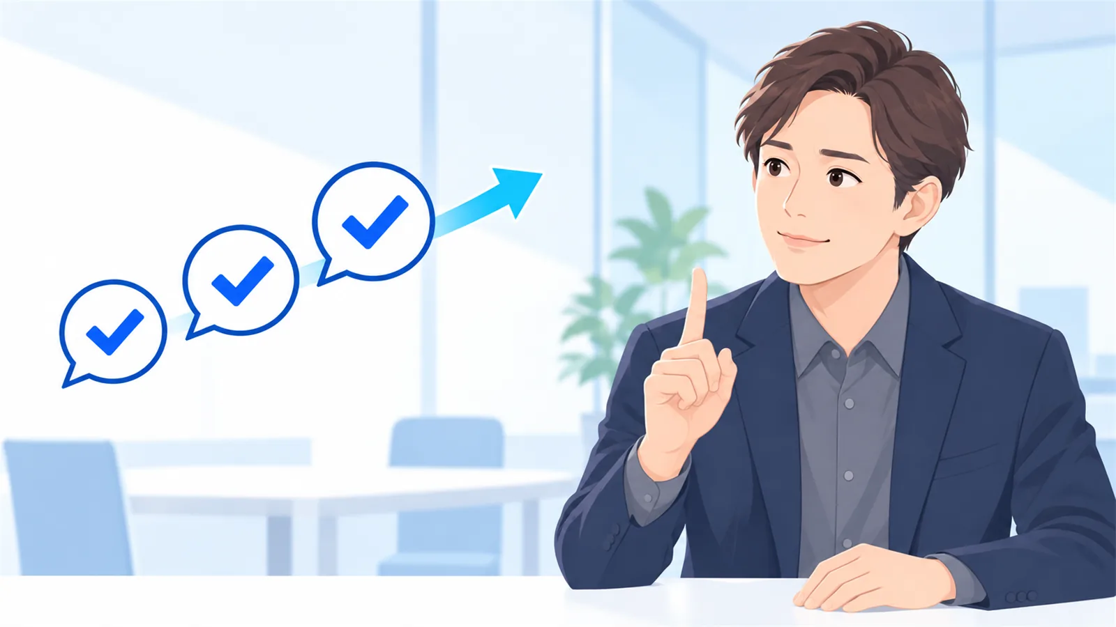 短いやりとりを重ねるだけで、目の前が開けていく