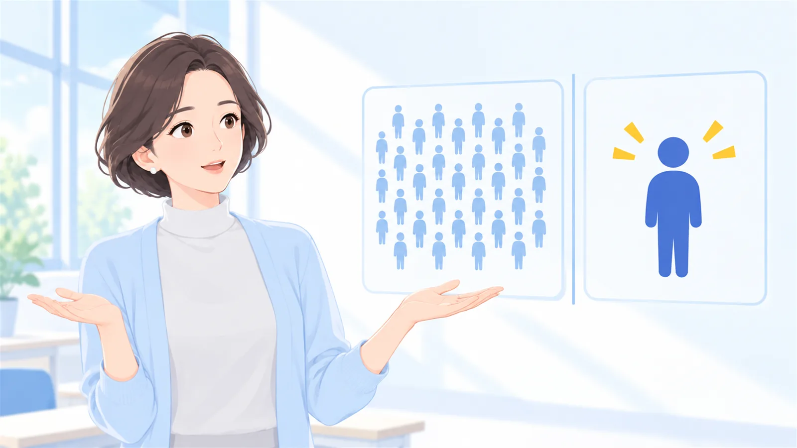 広く集める道と、狭く深く届ける道が分かれている
