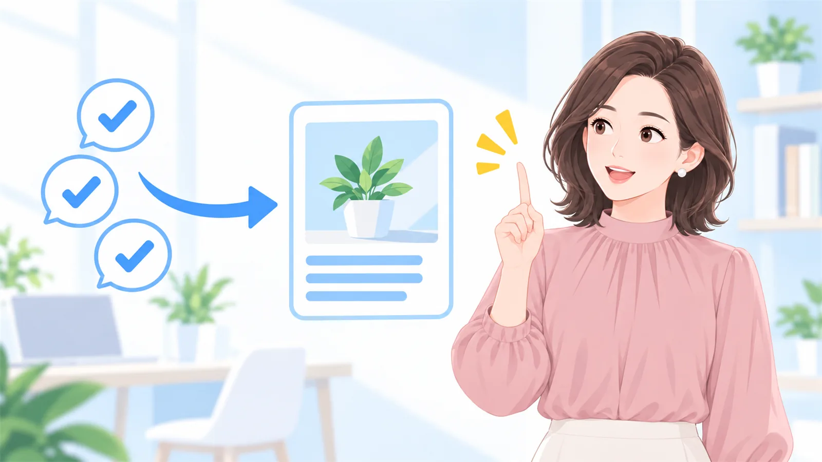 短い問いを置くと、明日の1枚がすっと決まる