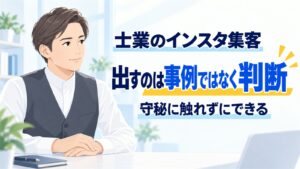 士業のインスタ集客|相談が来るアカウントの違い
