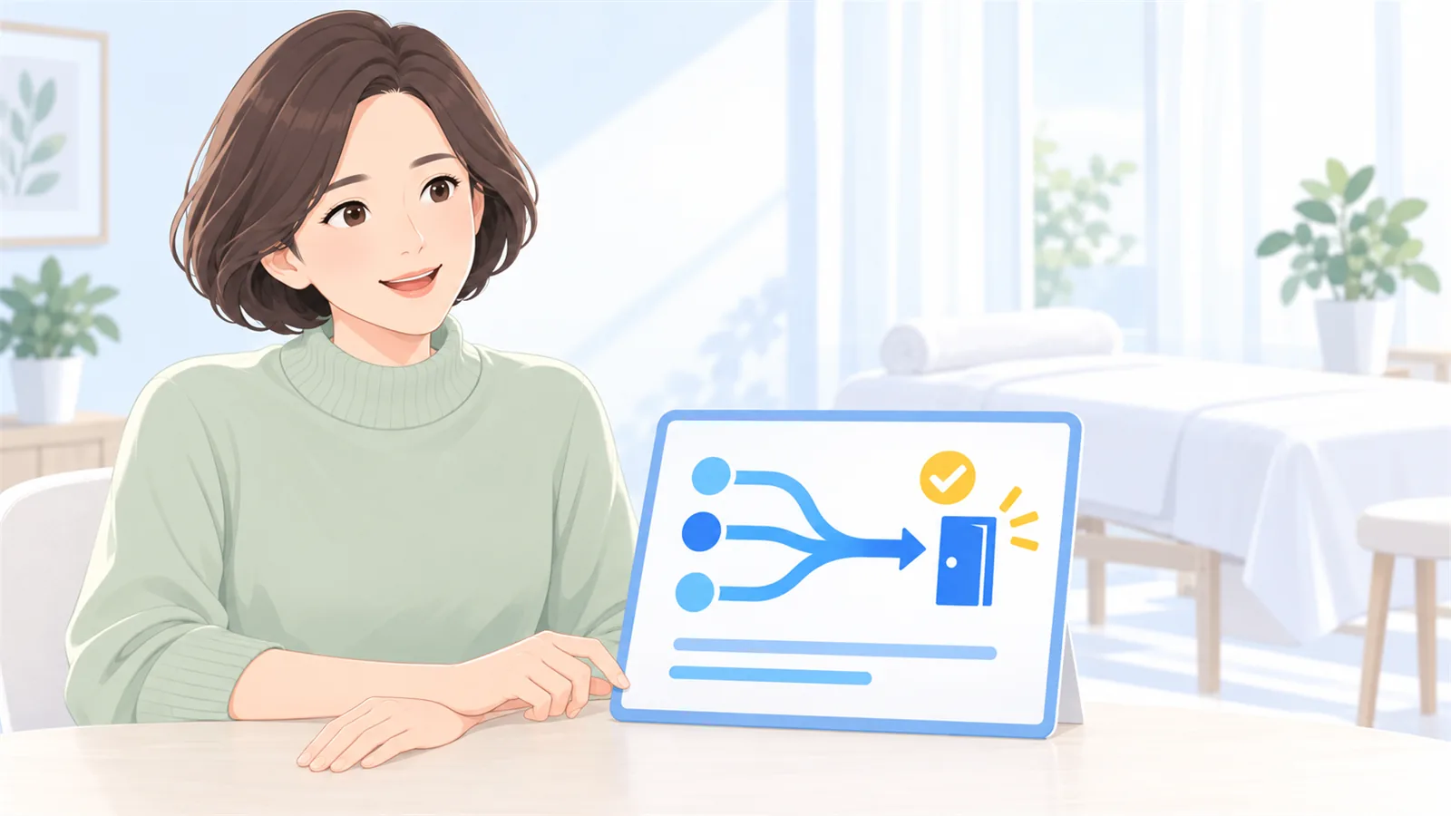 迷わずにたどれる1本の道を整える