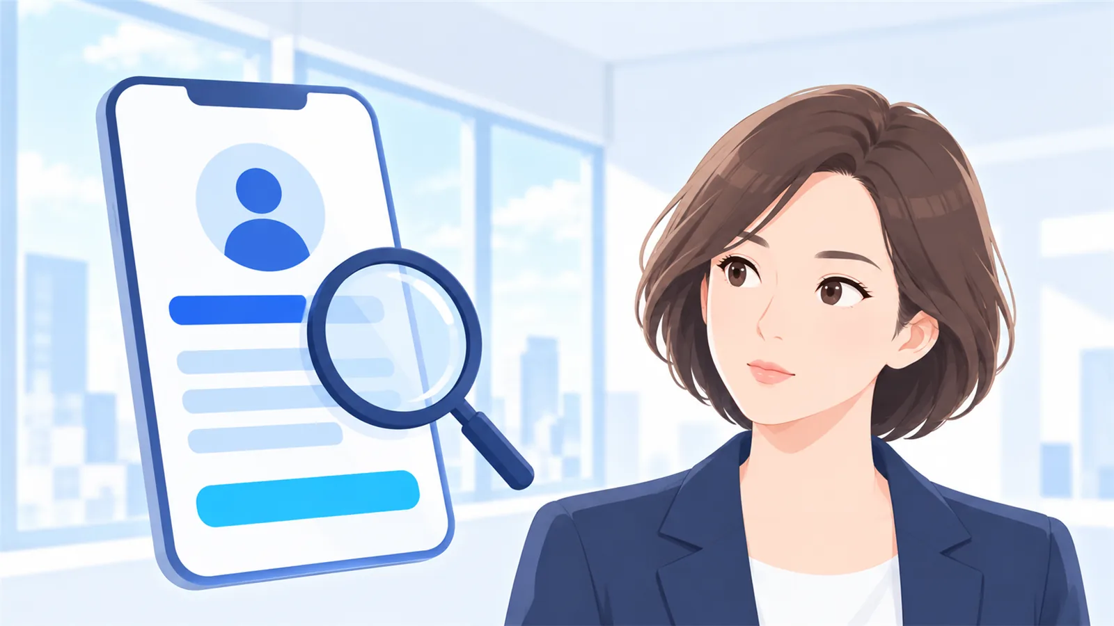 はじめて来た人は、プロフィールで3つを確かめる