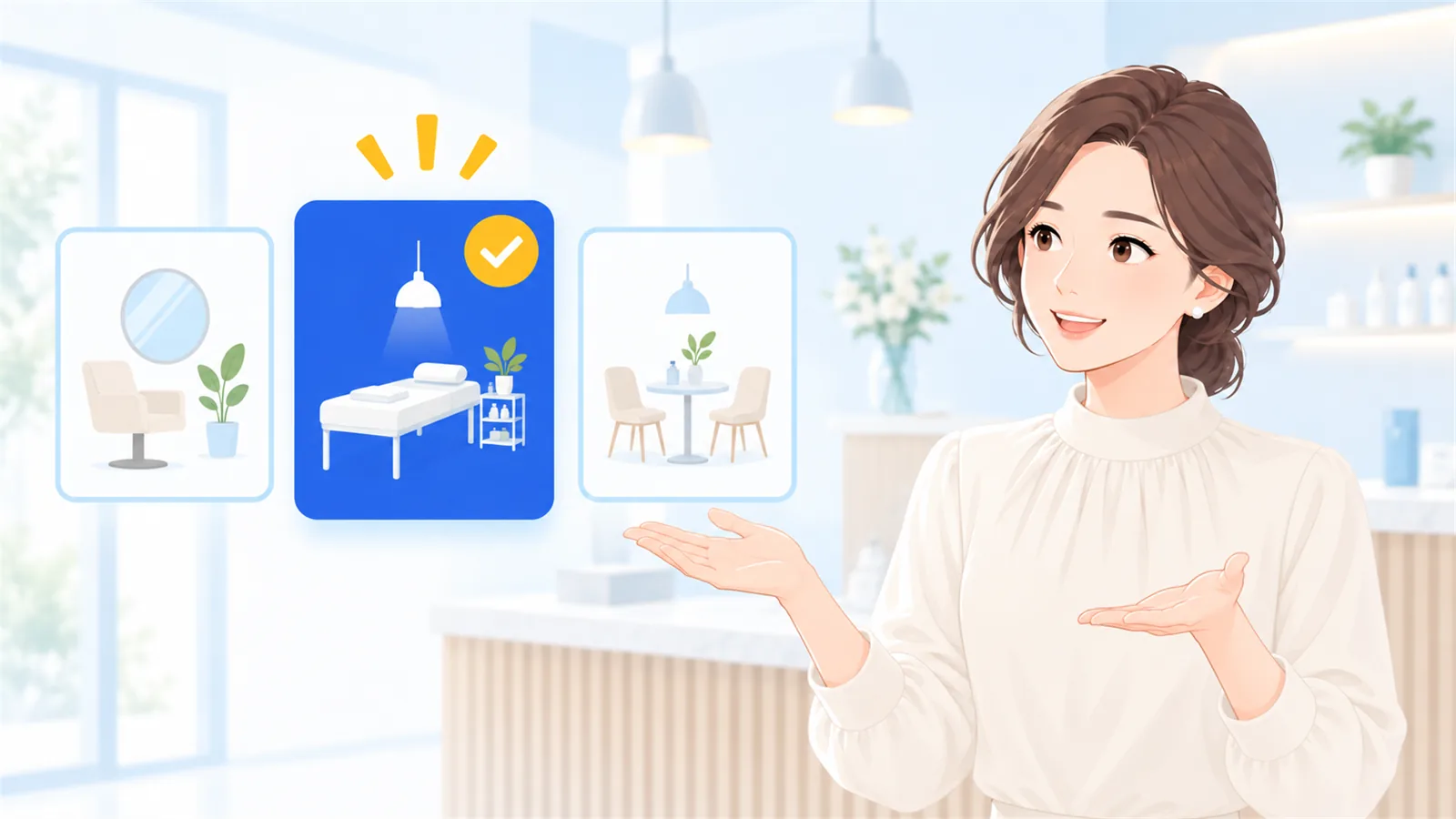 並んだ置き場所から、今日使うものをひとつだけ選ぶ