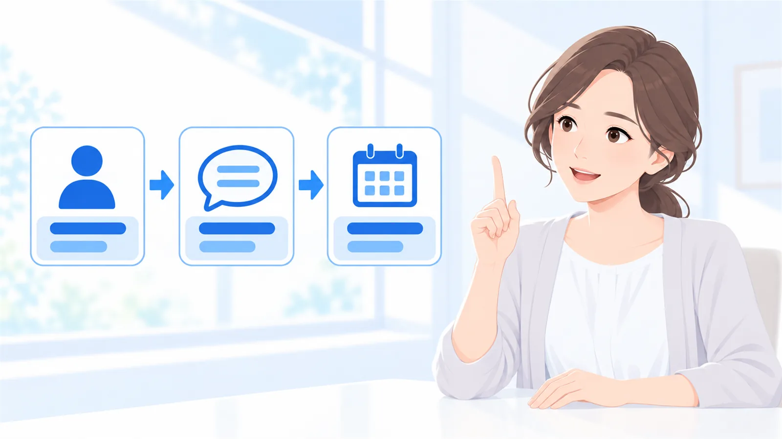 並べるのは、相談の前に確かめたい順