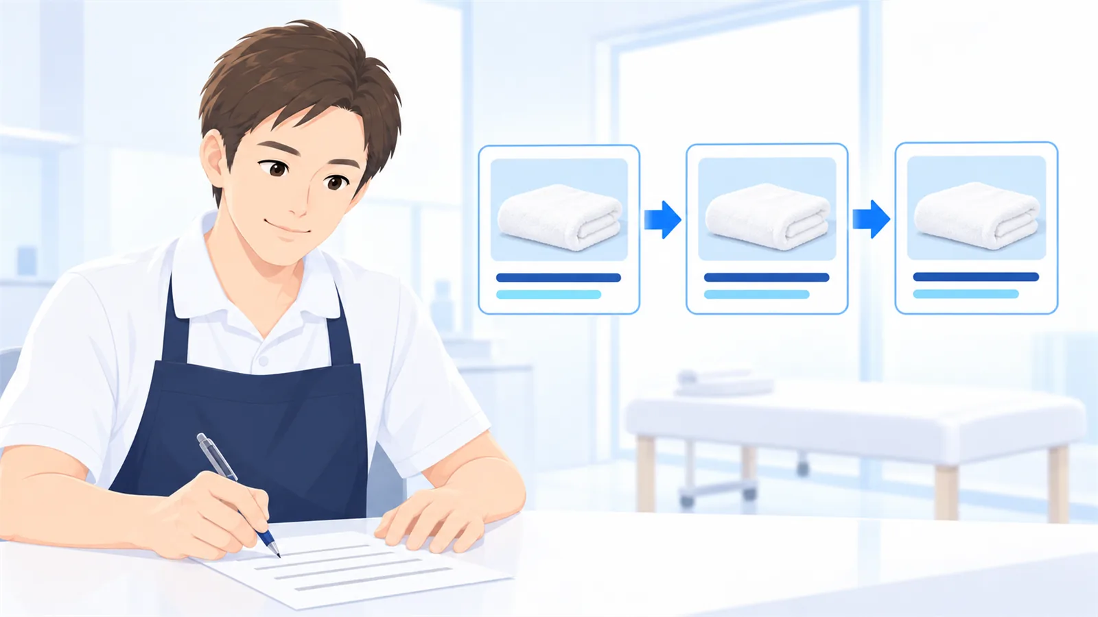 3か所で、同じ言葉を使う