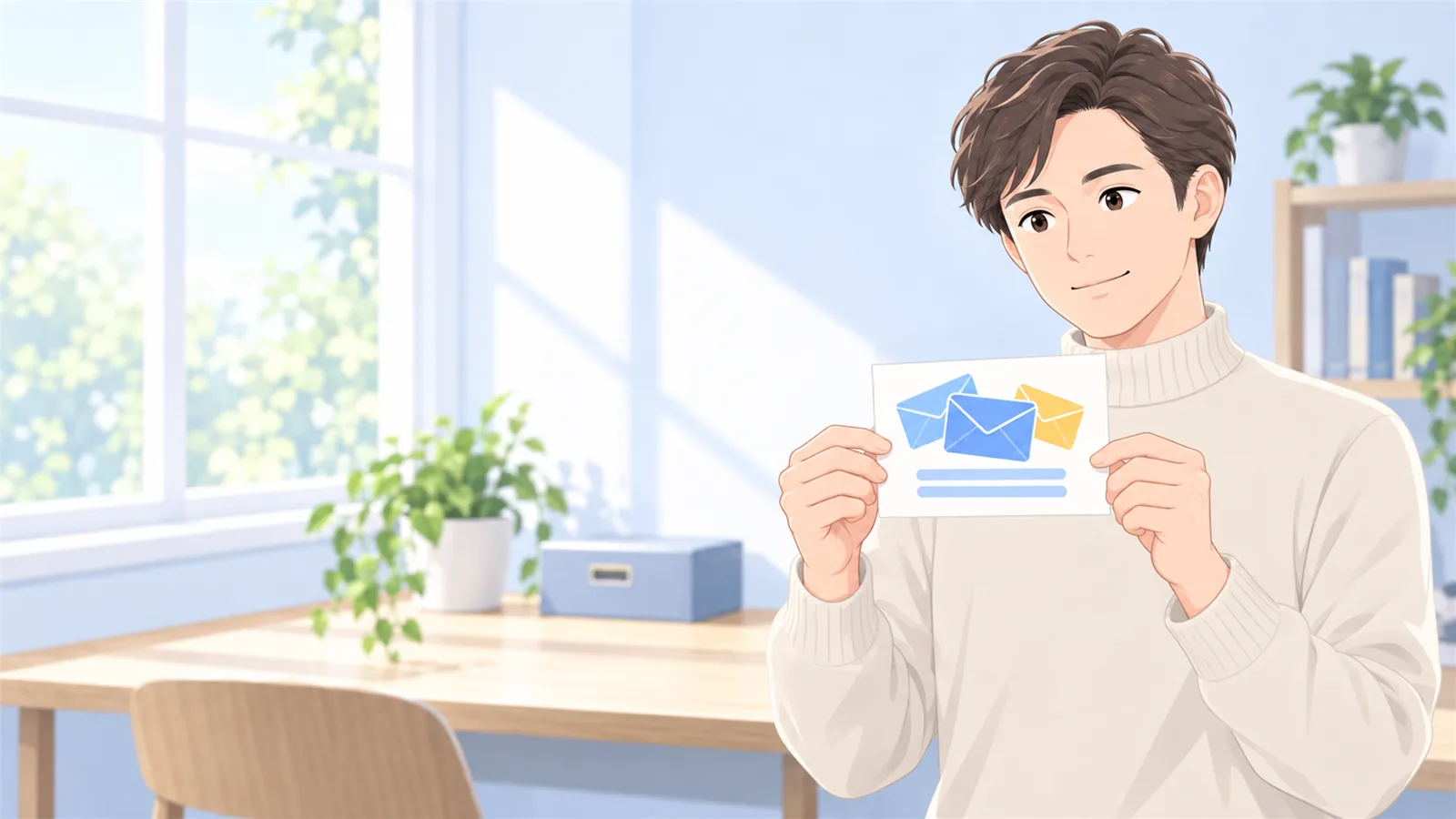 送る前に、月に届ける通数を確かめる