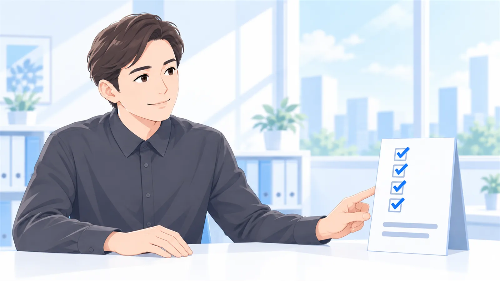 頼む前に、決めておくことを1つずつ確かめる