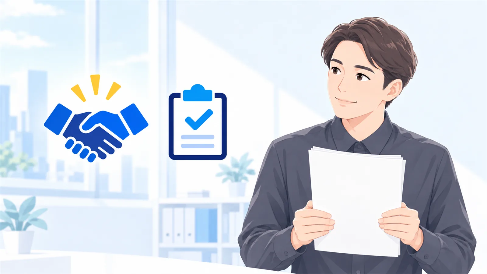 見積もりの場へ、書き出した紙を持っていく