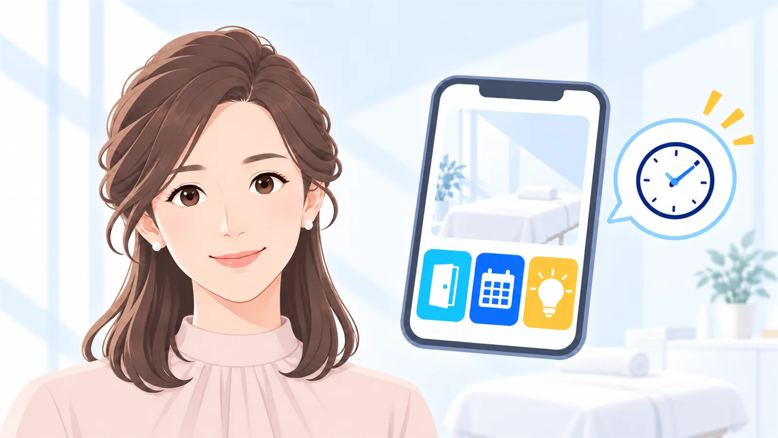 施術中でも、聞きたいことに答えが返る