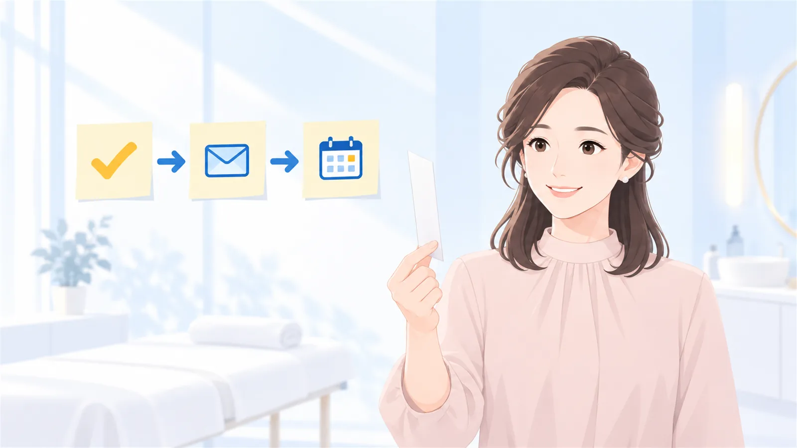 来店のあとの一通から始める