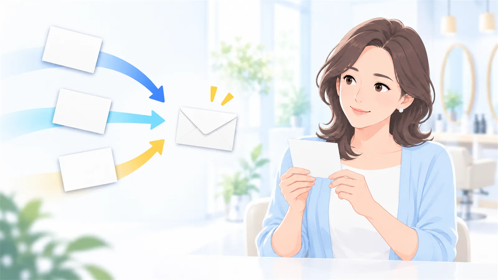 届き方の違い｜投稿は流れ、メッセージは残る