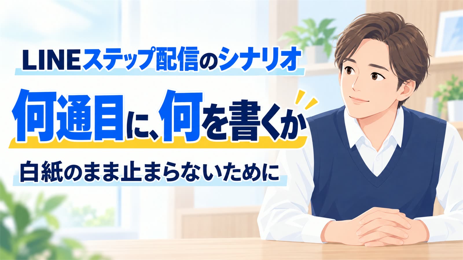 LINEステップ配信のシナリオ｜何通目に、何を書くか