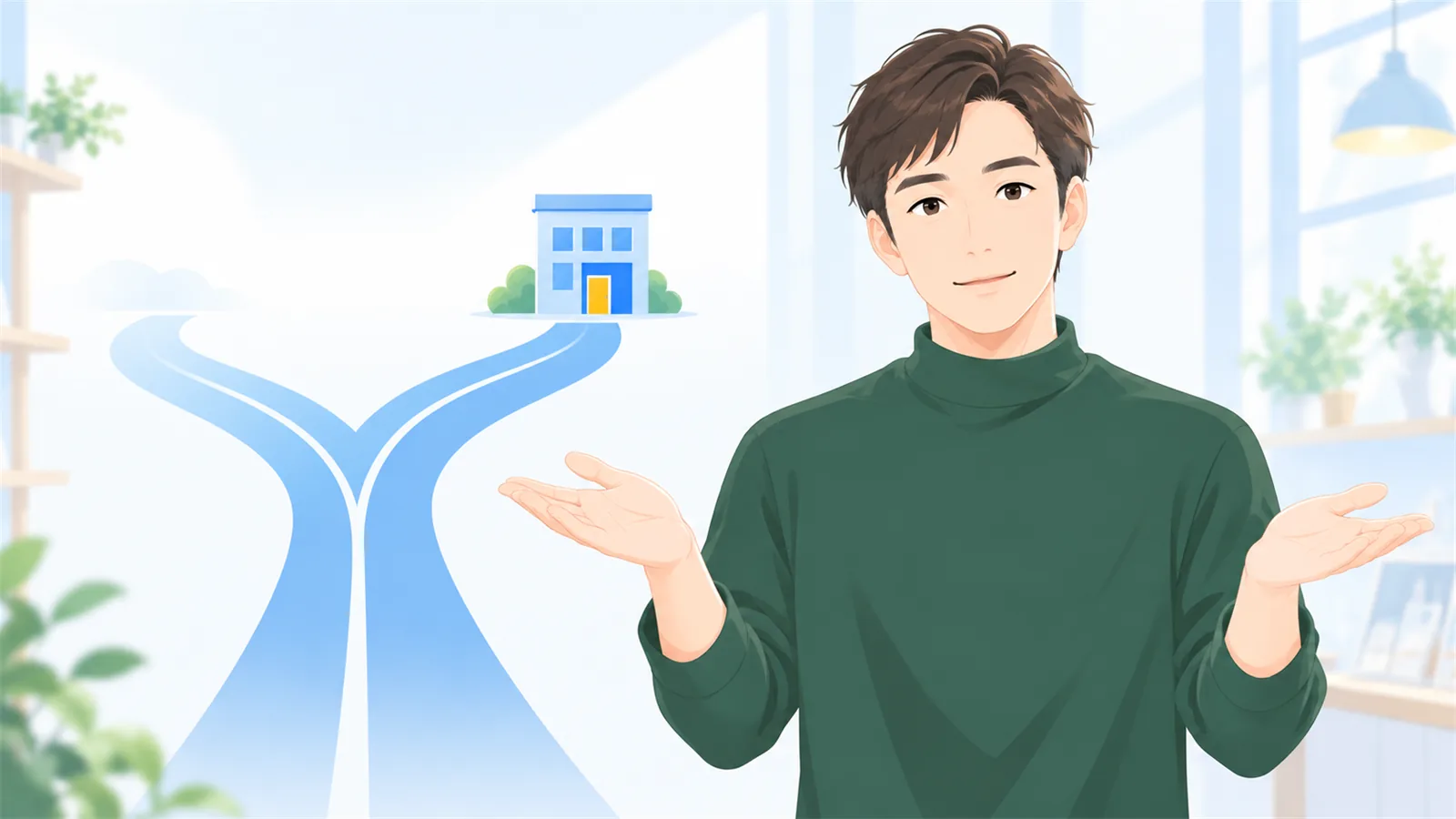 作らなくていい道と、作ったほうがいい道が分かれる