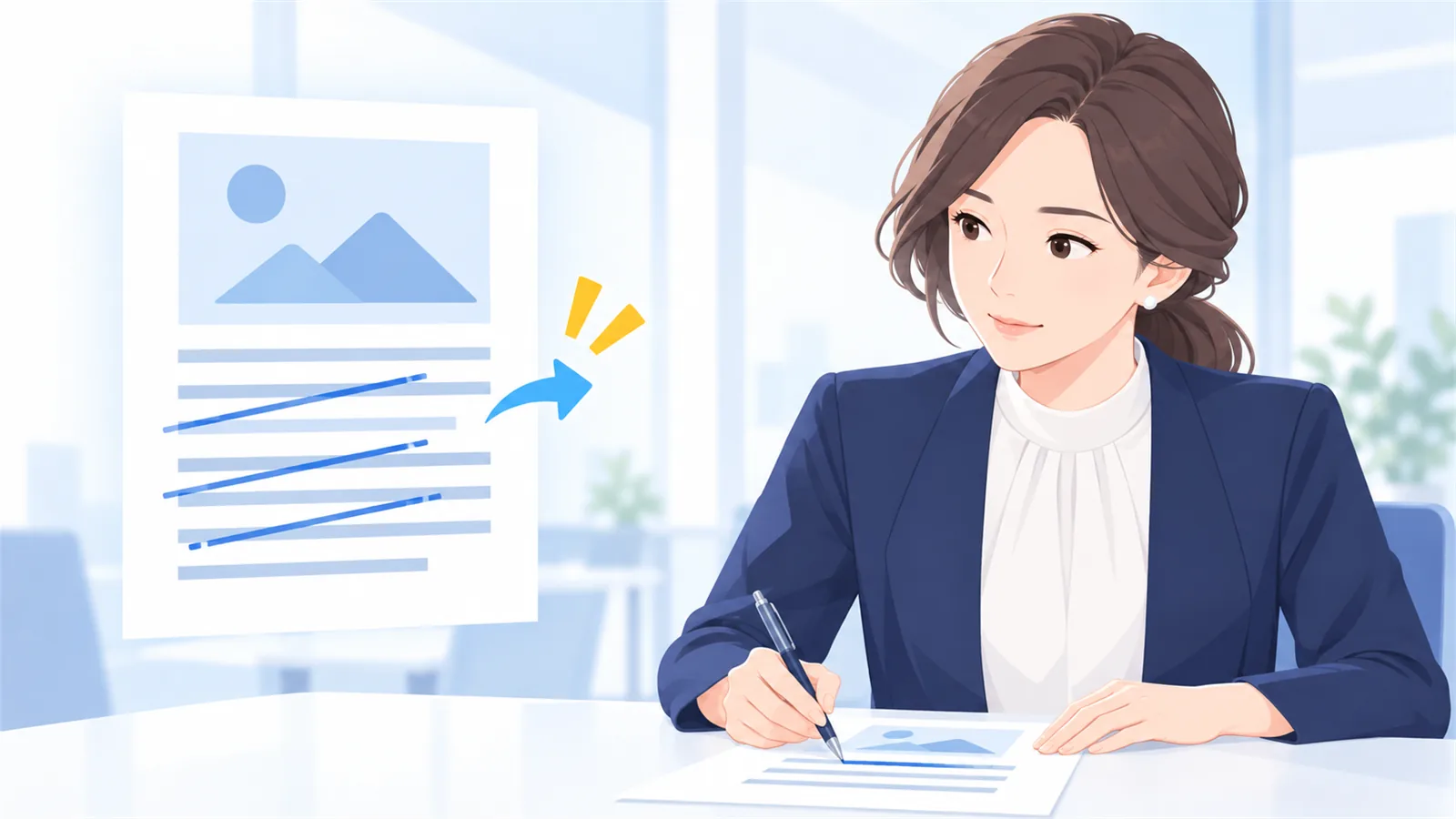 口で言う部分に線を引いて、面から外す