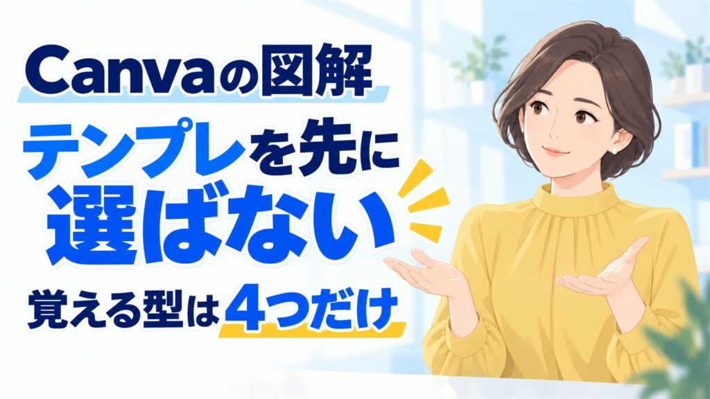 Canvaで図解を作る方法｜初心者が最初に覚える4つの型