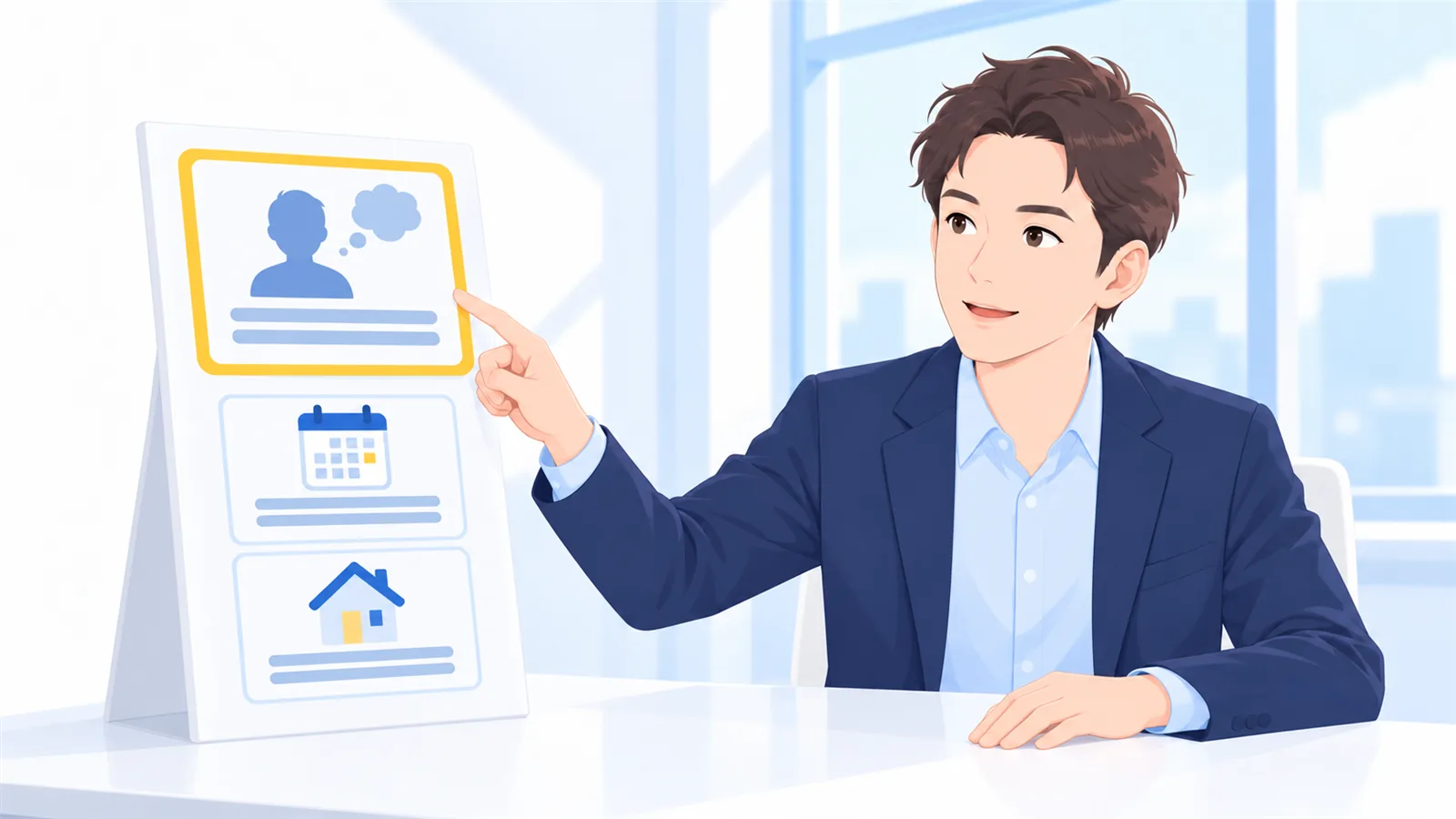 1本目は、来てほしい人の困りごとから書く