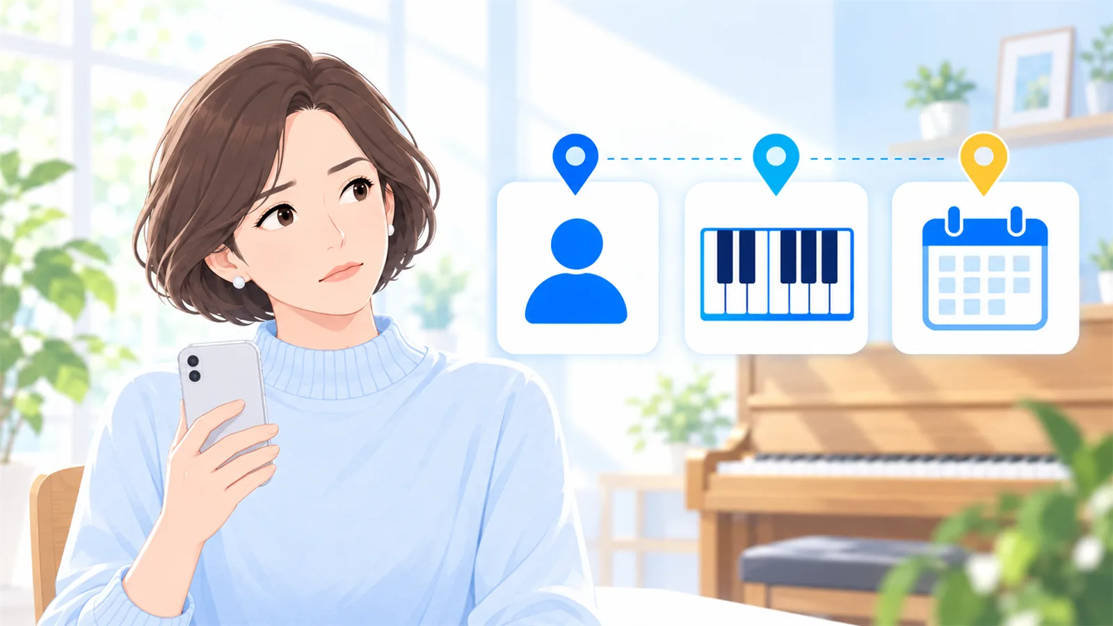 4つの答えは、プロフィールと固定の3件に分けて置く