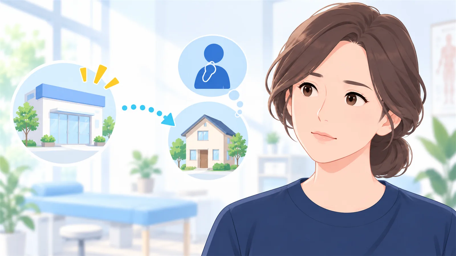 整体院の公式LINEは、2回目を決めるまでのあいだに使う