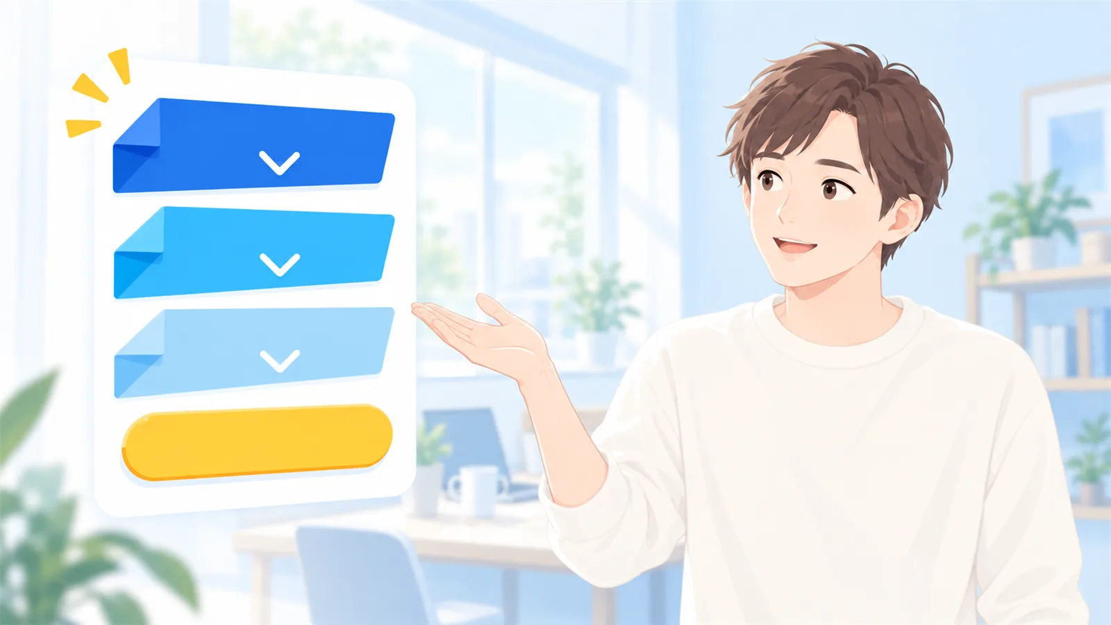置き場所は、問い合わせの入口のそば
