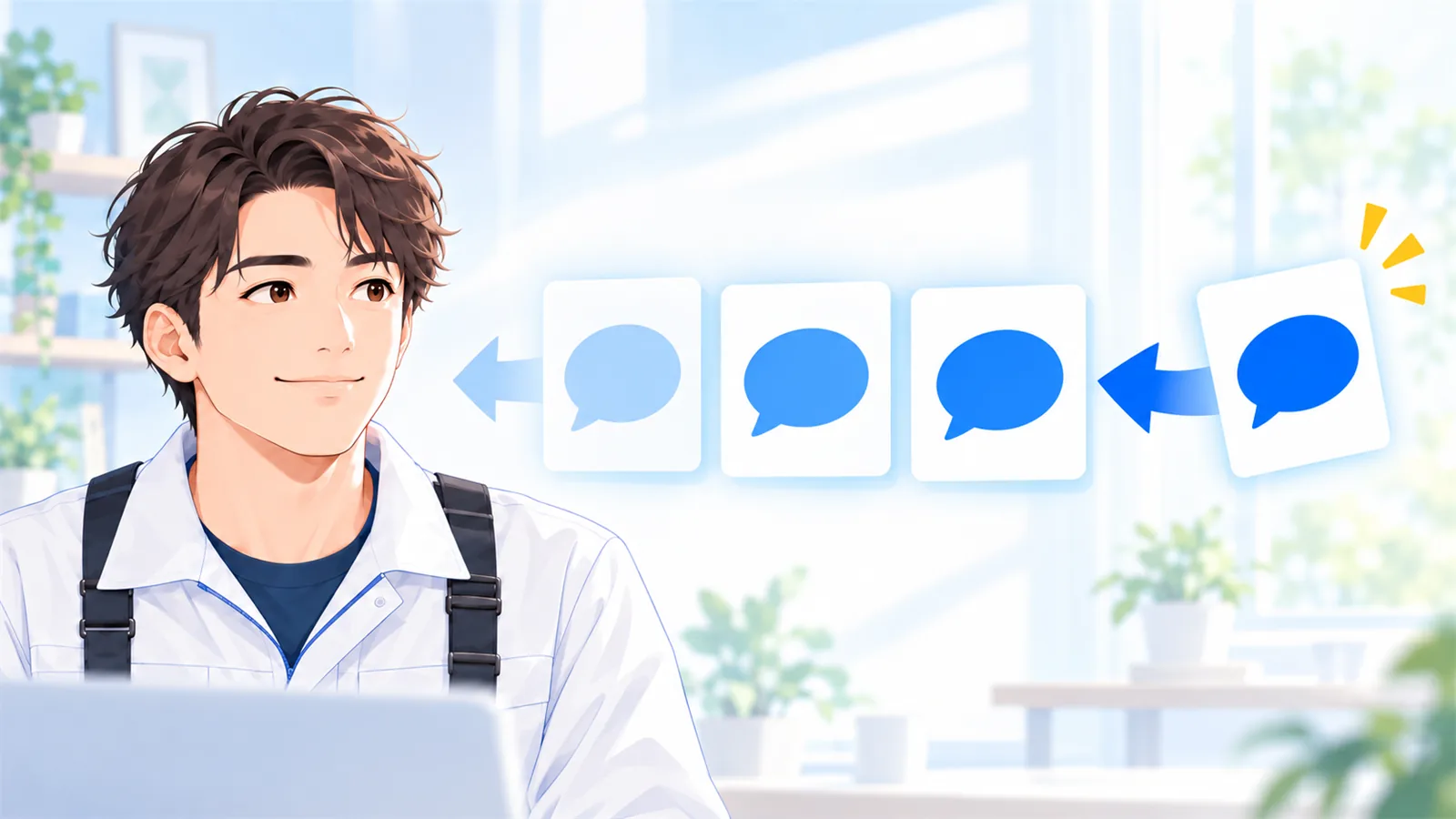 載せたあとは、声を足しながら入れ替えていく