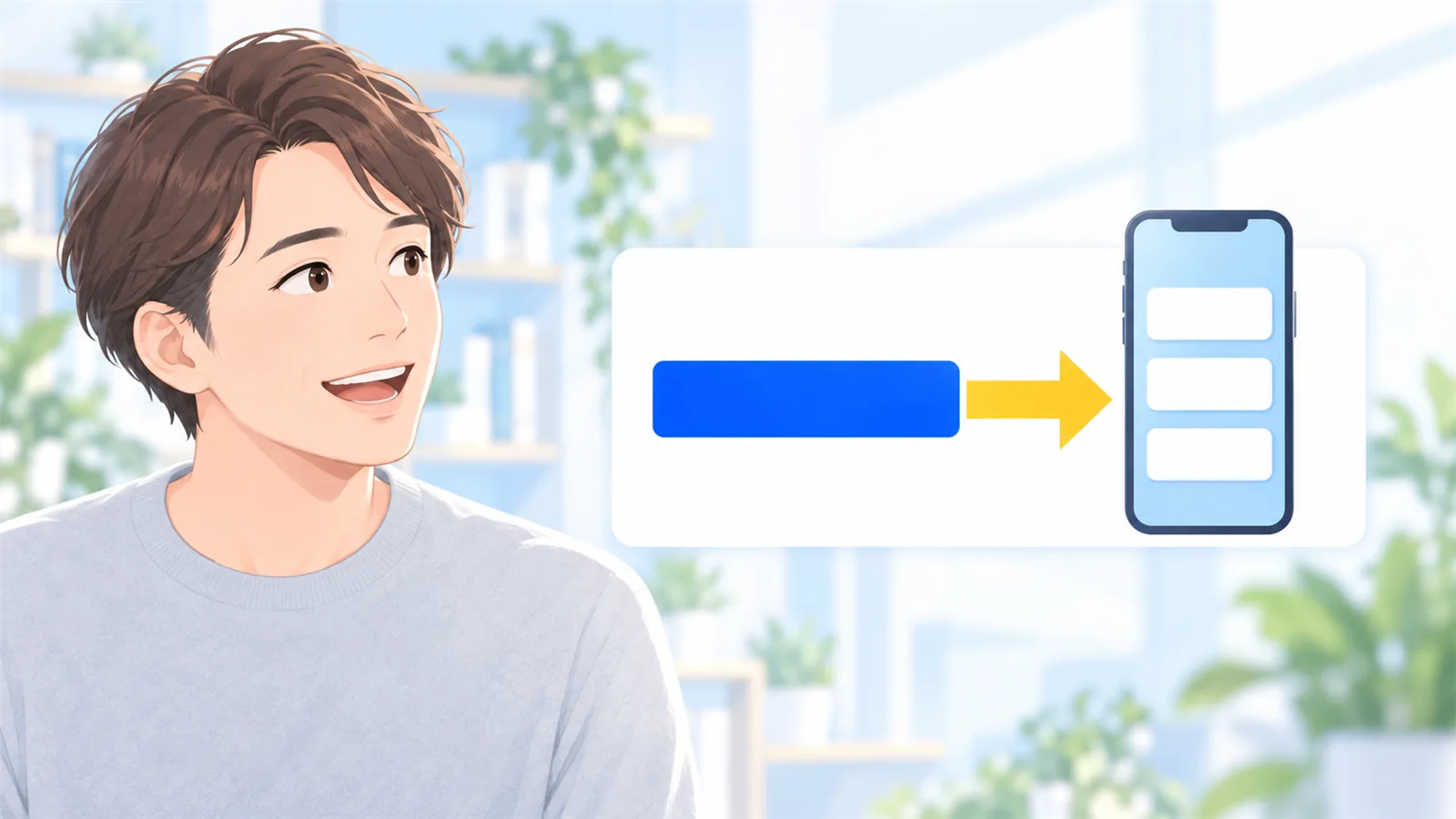サムネイルの文字数は、スマホに縮めて読める量で決める