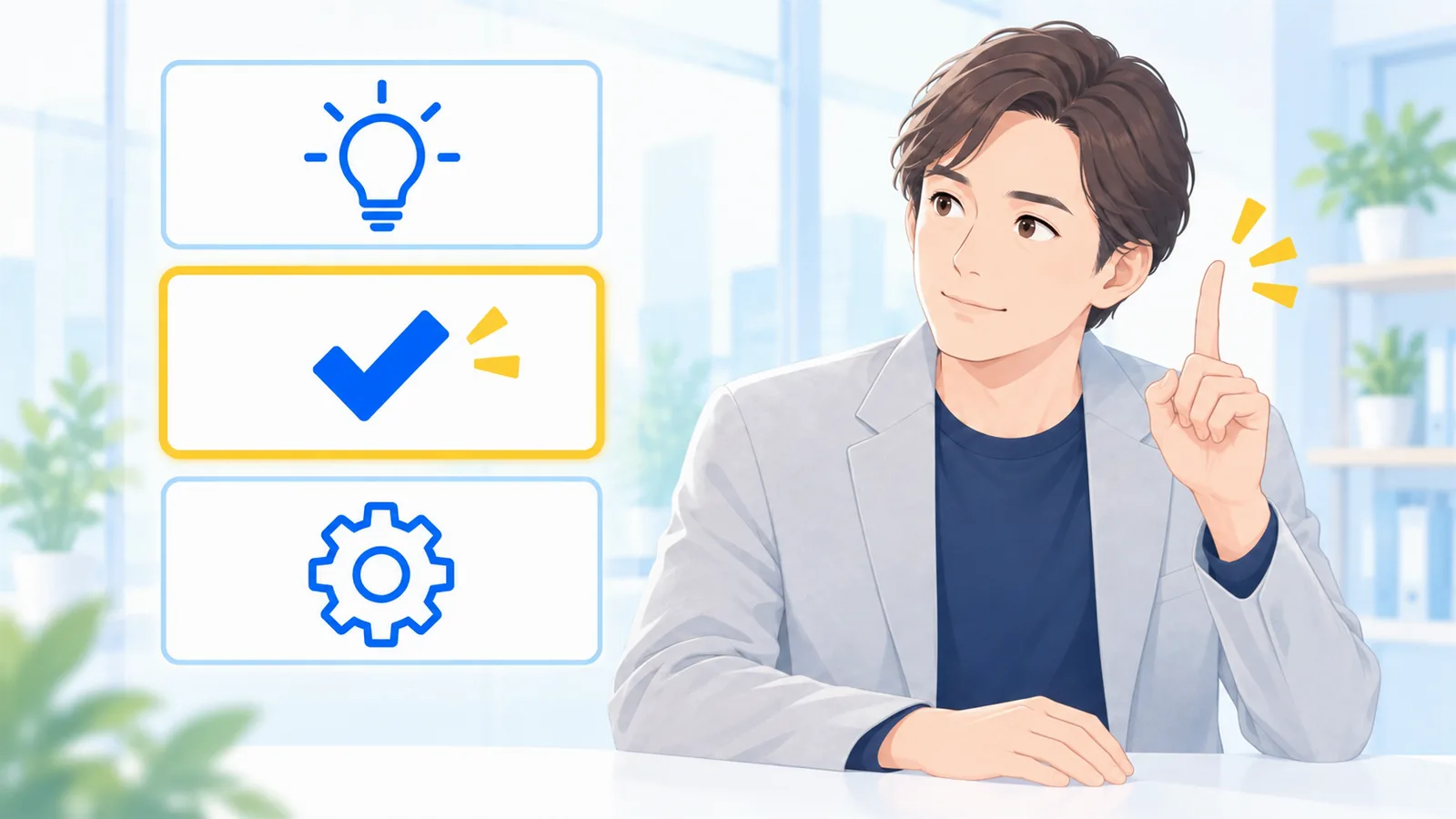 足りないものごとに、来週やることを1つ決める