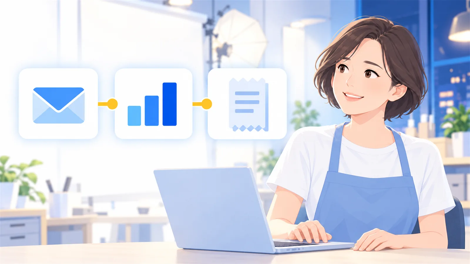 小さな事業の毎日の作業から、自動化の例を4つ