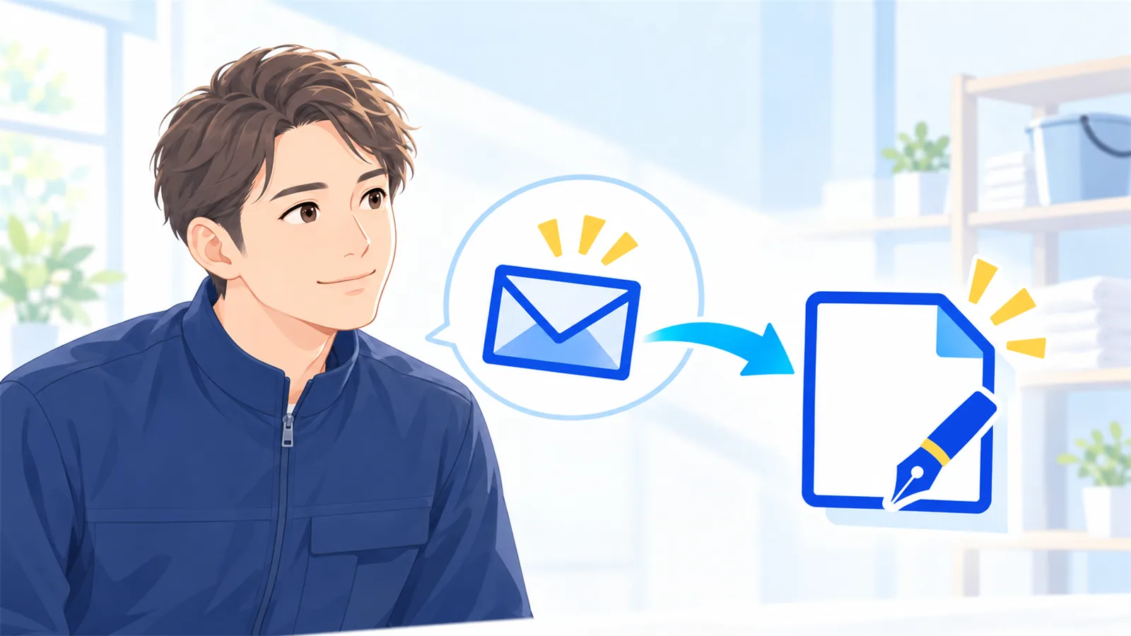 ChatGPTで問い合わせに返信するなら、まず1通の下書きを頼む